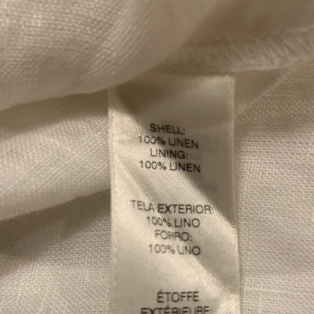 Chico’s 100% Linen Women’s Sleeveless Tunic - Picture 12 of 15